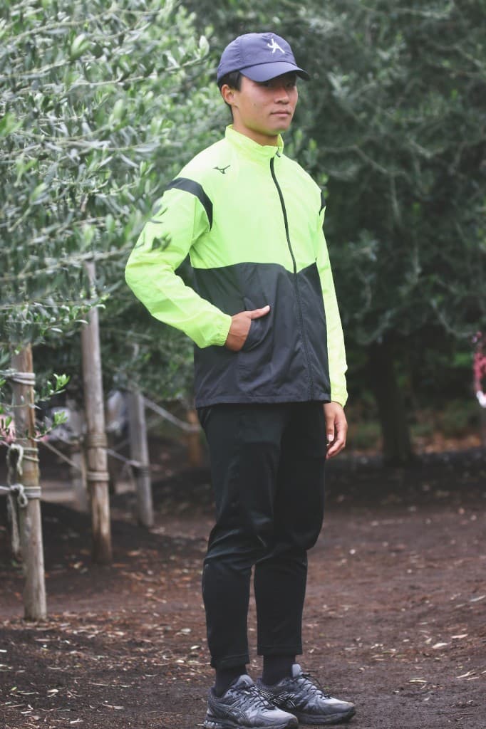 オリーブ園のモデル(MIZUNOジャケット)