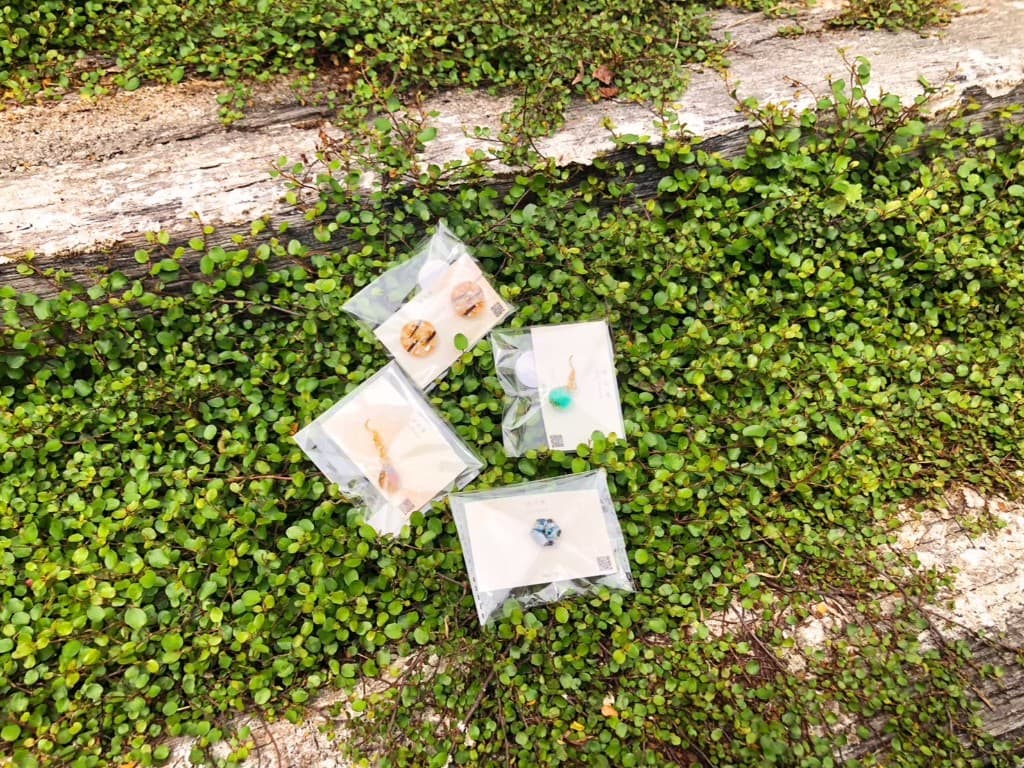 雲丹華 アクセサリー グリーン